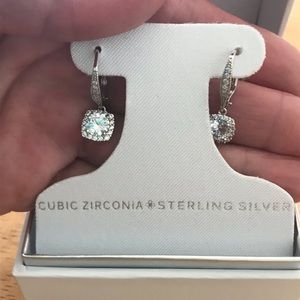 Primrose Sterling Silver Cubic Zirconia Earrings